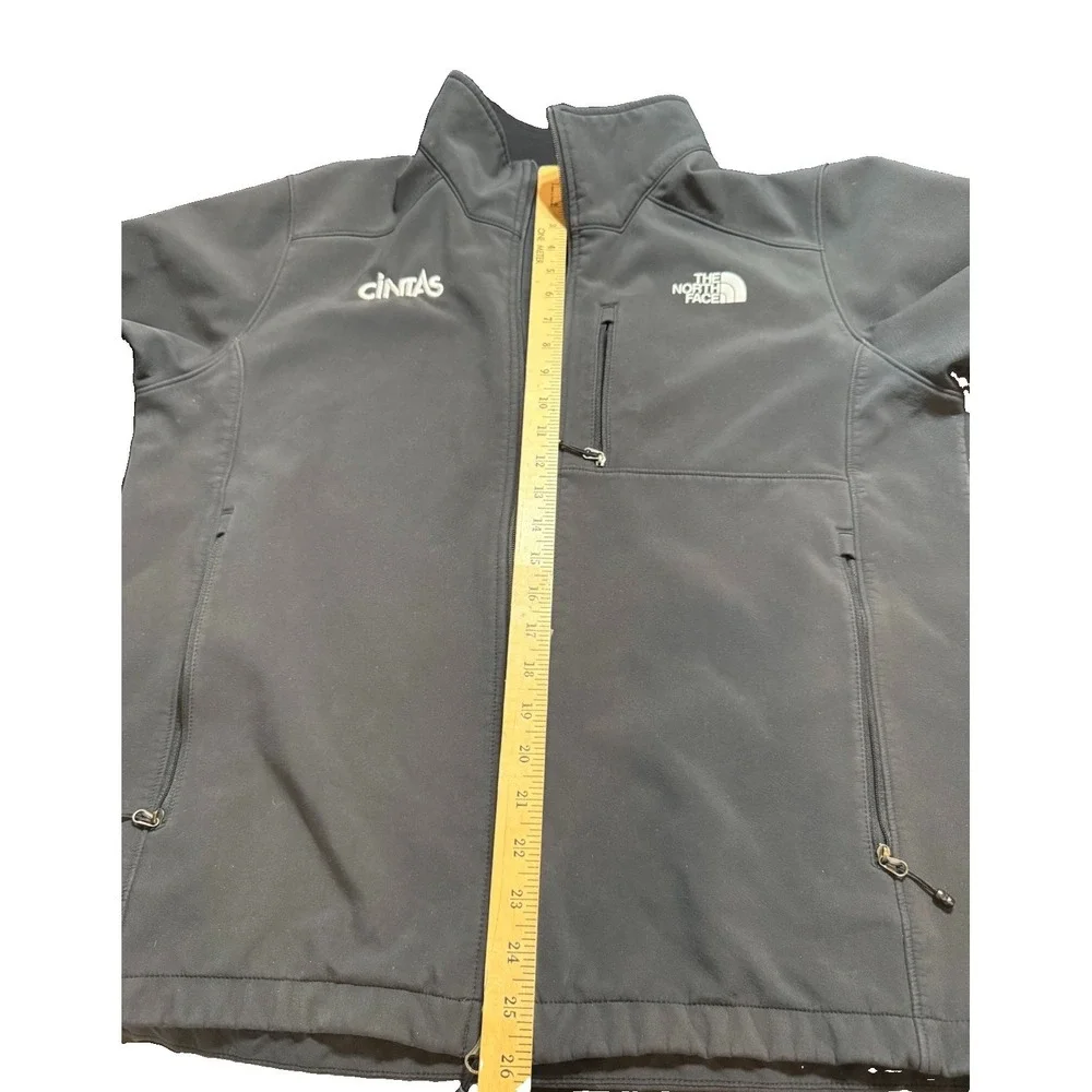 The North Face Cintas Mens Large Black Apex Barrier Softshell Fleece Jacket L